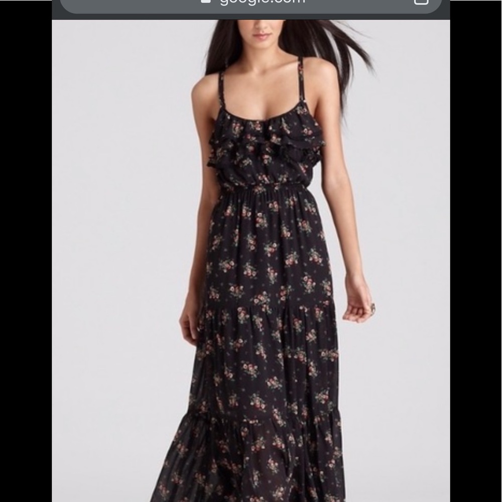 Guess floral maxi dress